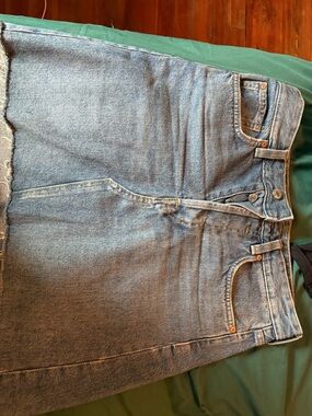 Denim&Co Light Blue Denim Mini Skirt